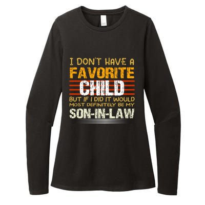 Vintage I Dont Have A Favorite Child Womens CVC Long Sleeve Shirt