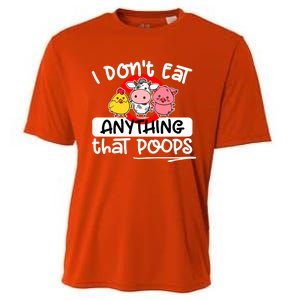 Vegan I Dont Eat Anything That Poops (D0010665a) Gift Cooling Performance Crew T-Shirt