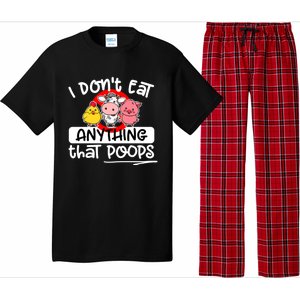 Vegan I Dont Eat Anything That Poops (D0010665a) Gift Pajama Set