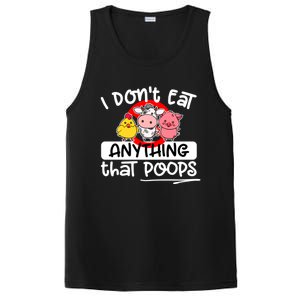 Vegan I Dont Eat Anything That Poops (D0010665a) Gift PosiCharge Competitor Tank