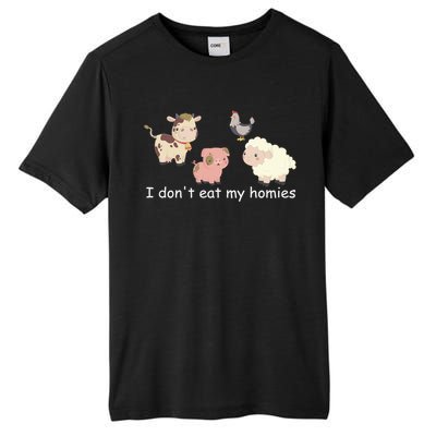 Vegetarian I Dont Eat My Homies Fun Vegan Love Animals Tee Gift Tall Fusion ChromaSoft Performance T-Shirt