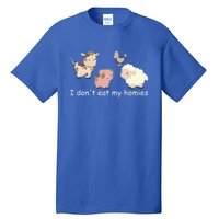 Vegetarian I Dont Eat My Homies Fun Vegan Love Animals Tee Gift Tall T-Shirt