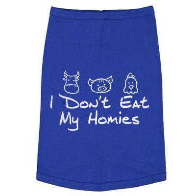 Vegetarian I Dont Eat My Homies Vegan Animals Lover Cute Gift Doggie Tank