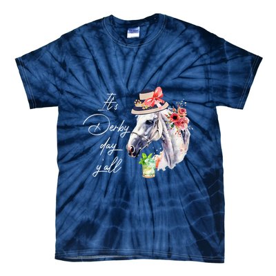 Vintage Its Derby 150 Yall 150th Horse Racing Derby Day 2024 Tie-Dye T-Shirt