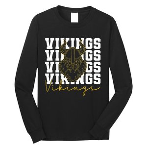 Vikings Inspirational Design Long Sleeve Shirt