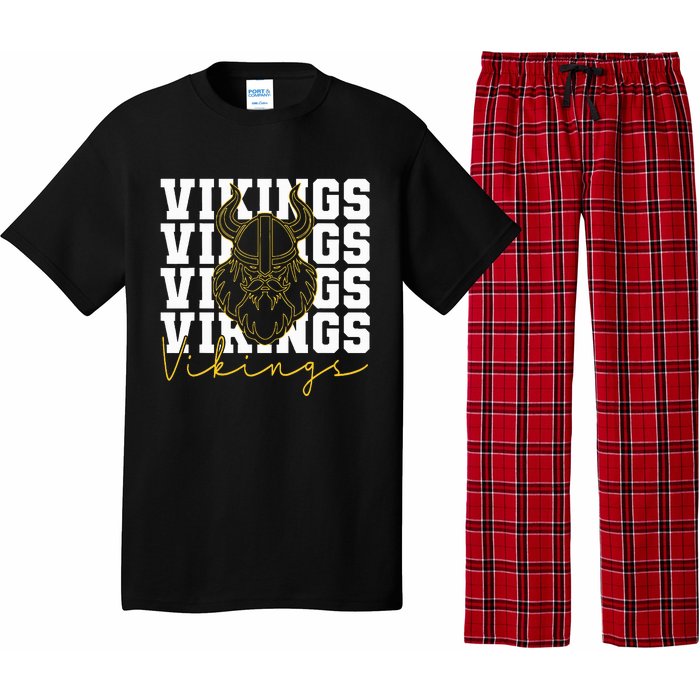 Vikings Inspirational Design Pajama Set