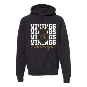 Vikings Inspirational Design Premium Hoodie