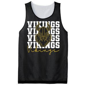 Vikings Inspirational Design Mesh Reversible Basketball Jersey Tank