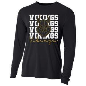 Vikings Inspirational Design Cooling Performance Long Sleeve Crew