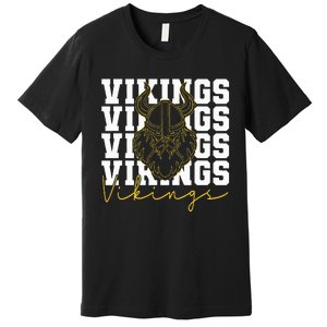 Vikings Inspirational Design Premium T-Shirt