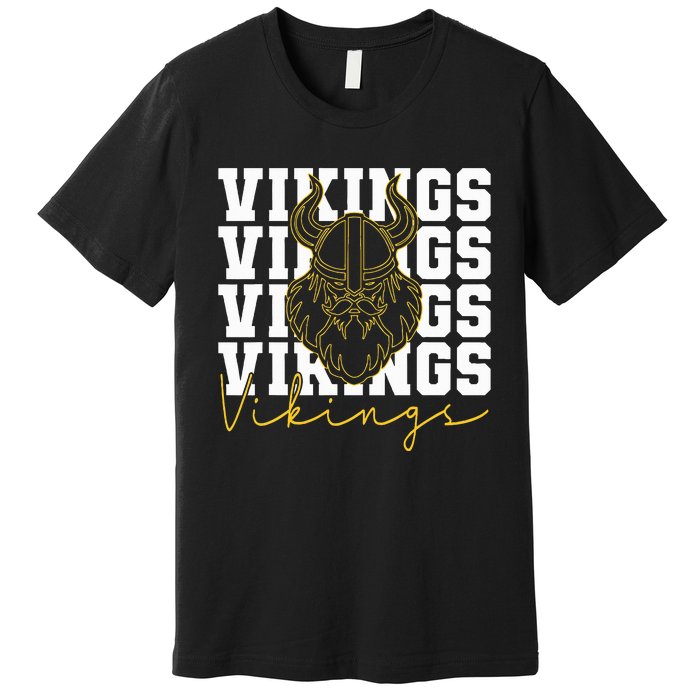 Vikings Inspirational Design Premium T-Shirt