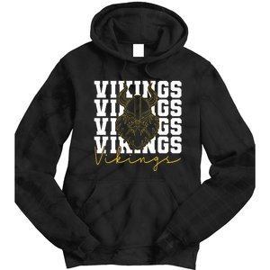 Vikings Inspirational Design Tie Dye Hoodie