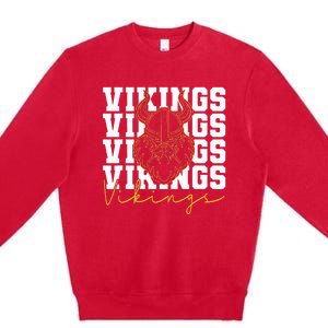 Vikings Inspirational Design Premium Crewneck Sweatshirt