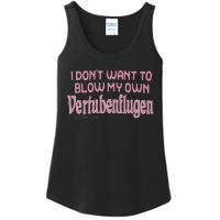 Vertubenflugen I Don’T Want To Blow My Own Ladies Essential Tank