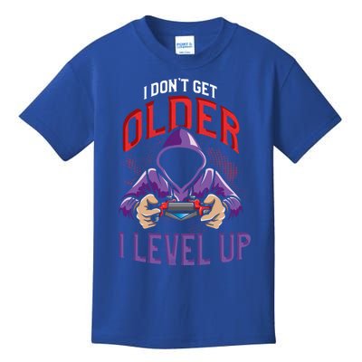 Vintage I Dont Get Older I Level Up Gamer Birthday Gift Kids T-Shirt