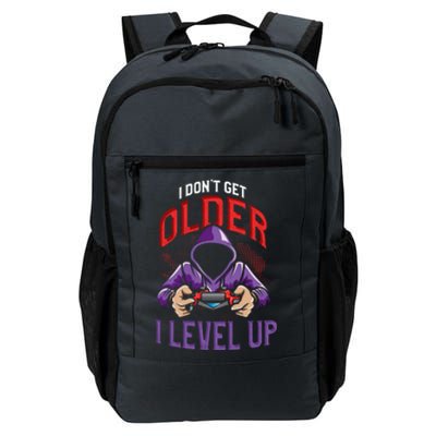 Vintage I Dont Get Older I Level Up Gamer Birthday Gift Daily Commute Backpack