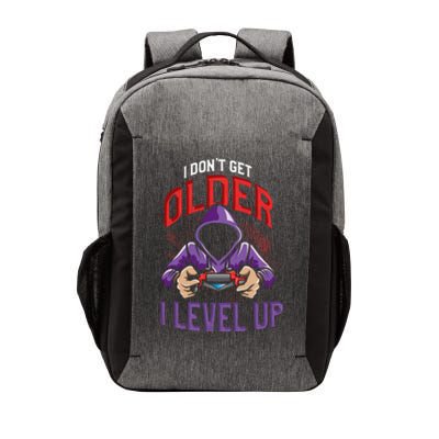 Vintage I Dont Get Older I Level Up Gamer Birthday Gift Vector Backpack