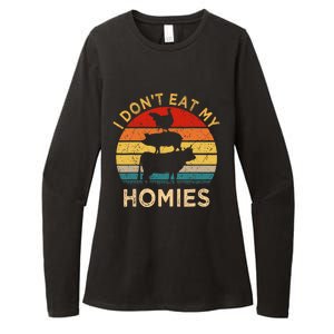 Vegetarian I DonT Eat My Homies | Turkey Day Thanksgiving Womens CVC Long Sleeve Shirt