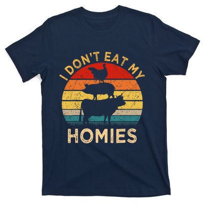 Vegetarian I DonT Eat My Homies | Turkey Day Thanksgiving T-Shirt