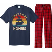 Vegetarian I DonT Eat My Homies | Turkey Day Thanksgiving Pajama Set