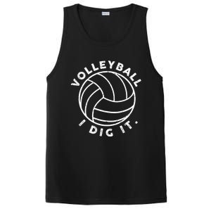 Volleyball I Dig It Funny PosiCharge Competitor Tank