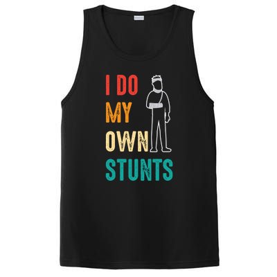 Vintage I Do My Own Stunts Funny Gift PosiCharge Competitor Tank