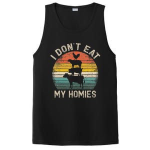 Vegetarian I DonT Eat My Homies Funny Vegan PosiCharge Competitor Tank