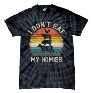 Vegetarian I DonT Eat My Homies Funny Vegan Tie-Dye T-Shirt