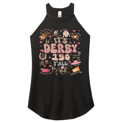 Vintage Its Derby 150 Yall 150th Horse Racing Ky Derby Day Women's Perfect Tri Rocker Tank