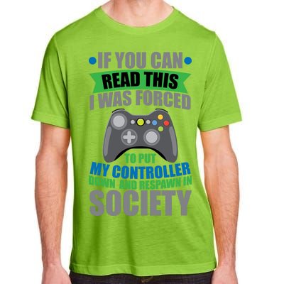 Video Game Respawn In Society Adult ChromaSoft Performance T-Shirt