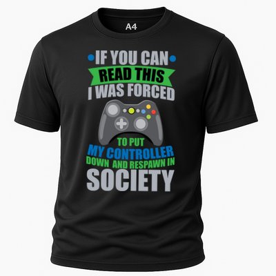 Video Game Respawn In Society Performance Shirt