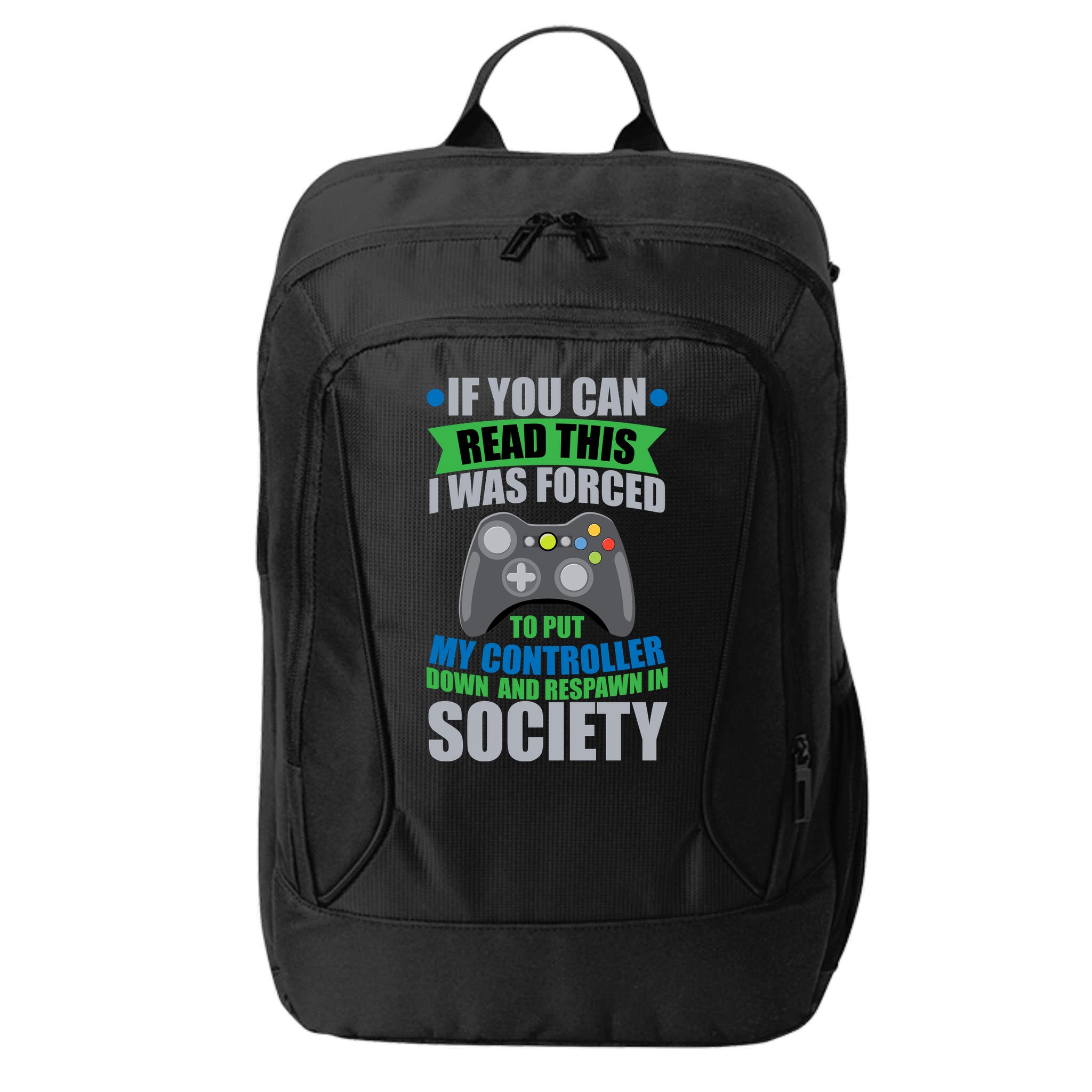 Video Game Respawn In Society City Backpack