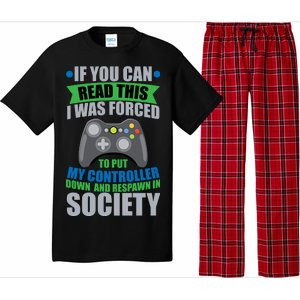 Video Game Respawn In Society Pajama Set