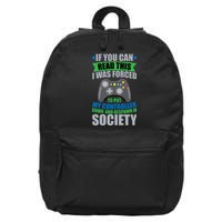 Video Game Respawn In Society 16 in Basic Backpack