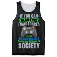 Video Game Respawn In Society Mesh Reversible Basketball Jersey Tank