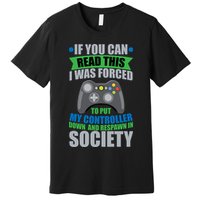 Video Game Respawn In Society Premium T-Shirt