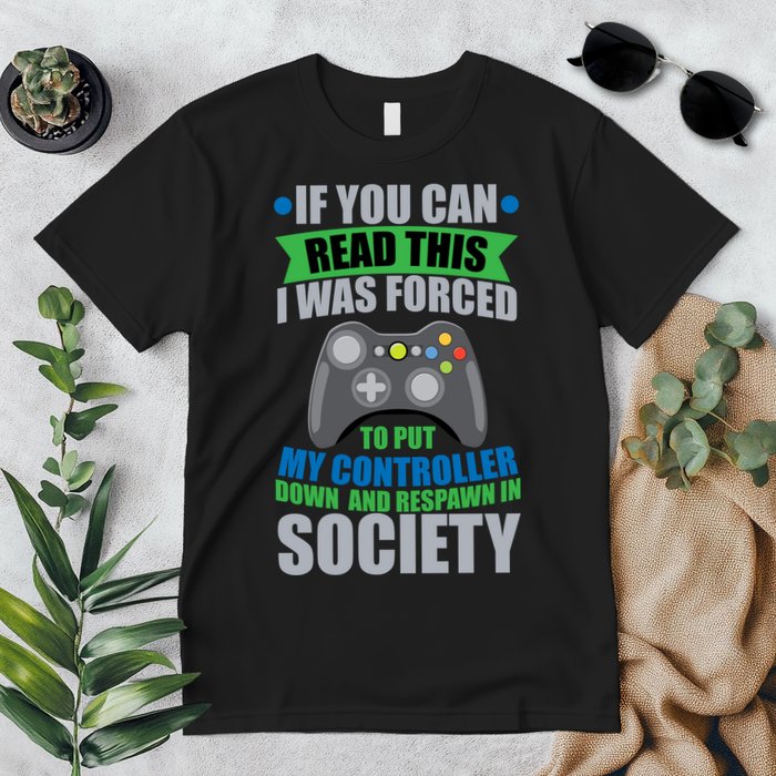 Video Game Respawn In Society Premium T-Shirt