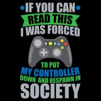Video Game Respawn In Society Premium T-Shirt