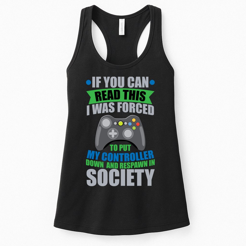 Video Game Respawn In Society Womens Tank Top