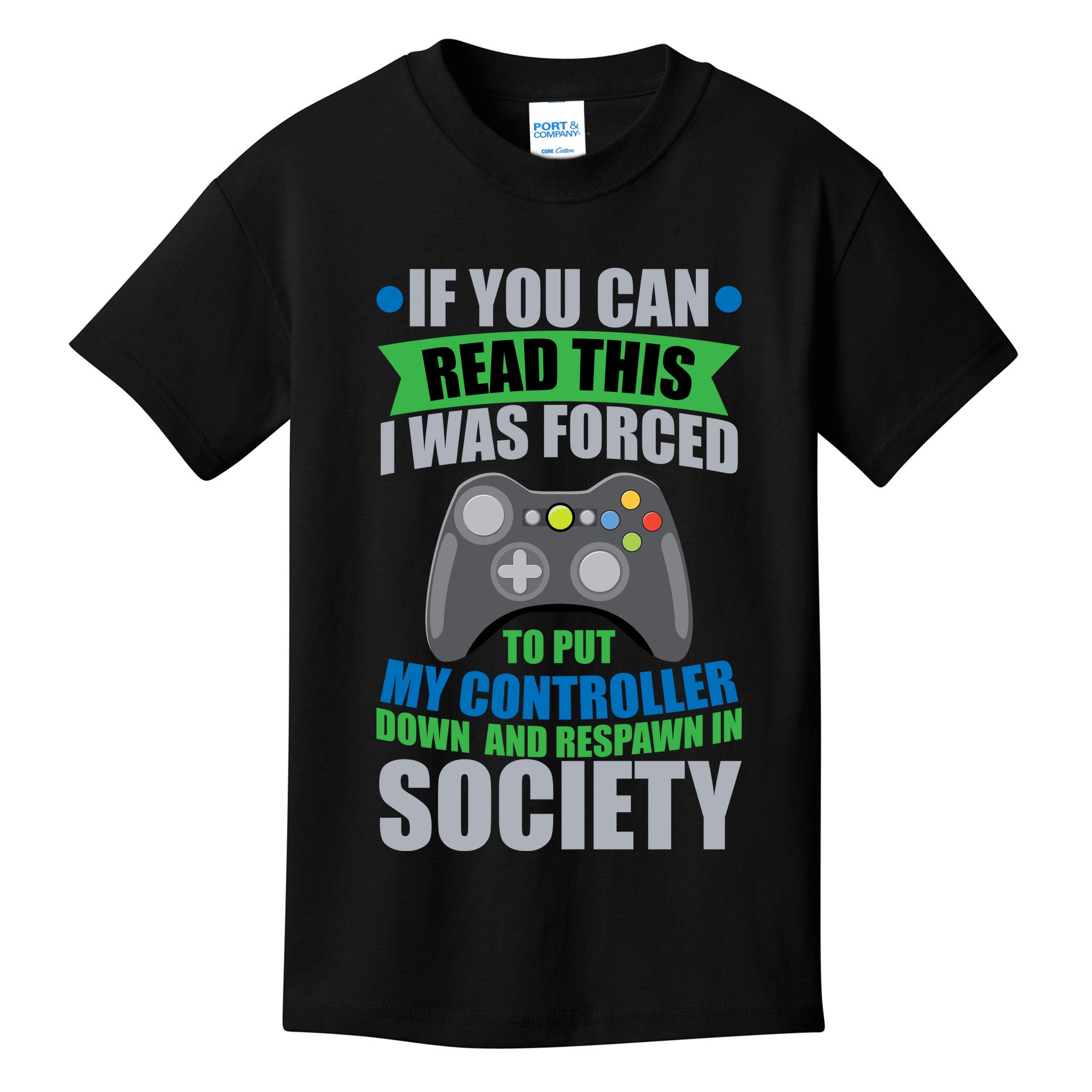 Video Game Respawn In Society Kids T-Shirt