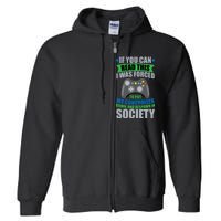 Video Game Respawn In Society Full Zip Hoodie