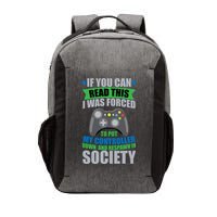 Video Game Respawn In Society Vector Backpack
