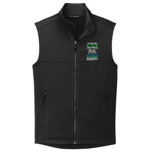 Video Game Respawn In Society Collective Smooth Fleece Vest