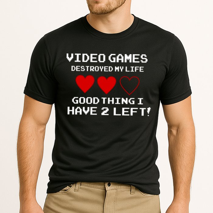 Video Games Destroyed My Life Cooling Performance Crew T-Shirt