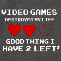 Video Games Destroyed My Life Vector Backpack