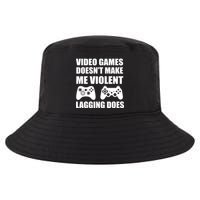 Video Games Doesn't Make Me Violent Lagging Does Cool Comfort Performance Bucket Hat