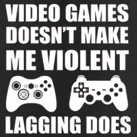 Video Games Doesn't Make Me Violent Lagging Does Cool Comfort Performance Bucket Hat