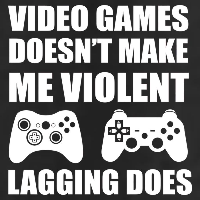 Video Games Doesn't Make Me Violent Lagging Does Cool Comfort Performance Bucket Hat