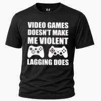 Video Games Doesn't Make Me Violent Lagging Does Performance Shirt