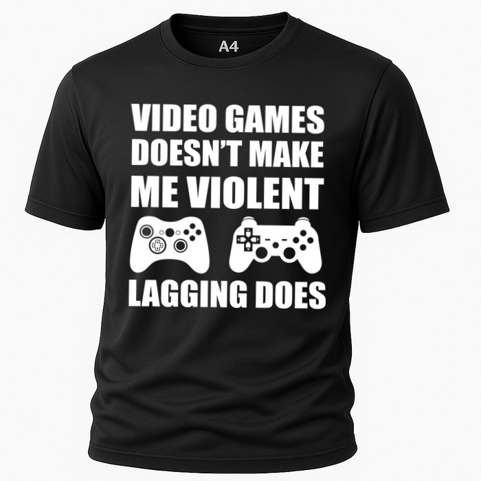Video Games Doesn't Make Me Violent Lagging Does Performance Shirt